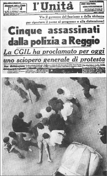 Reggio Emilia luglio 1960