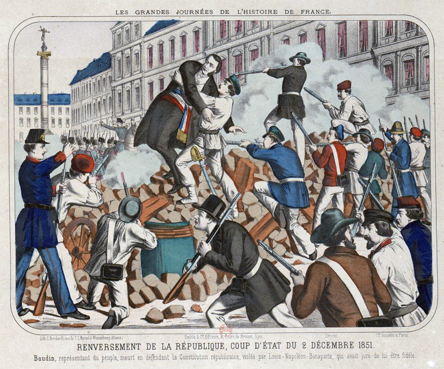 dicembre 1851: colpo di stato di Louis-Napoléon Bonaparte