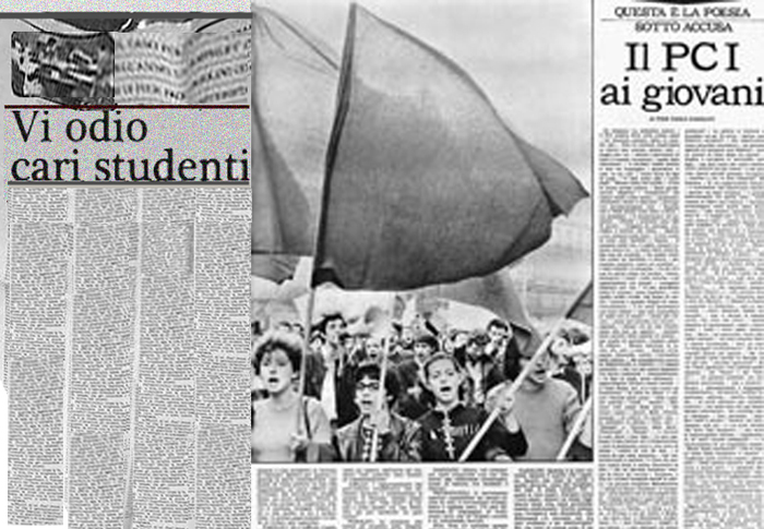 Pier Paolo Pasolini: Vi odio cari studenti