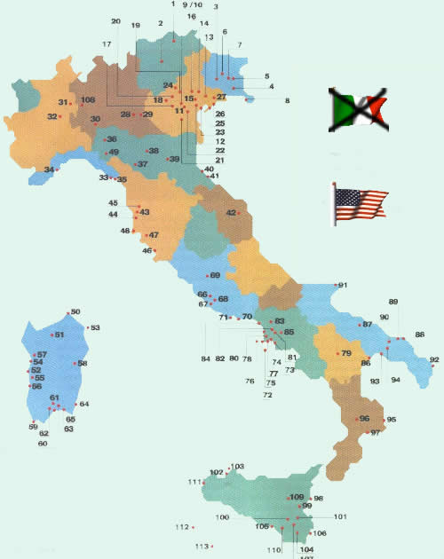 le basi USA in Italia