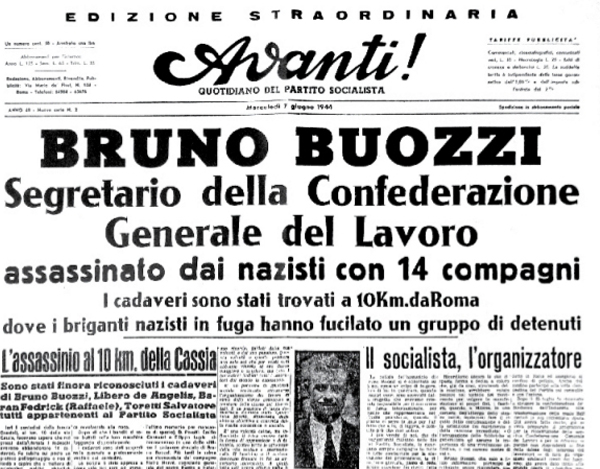 Bruno Buozzi assassinato dai nazisti