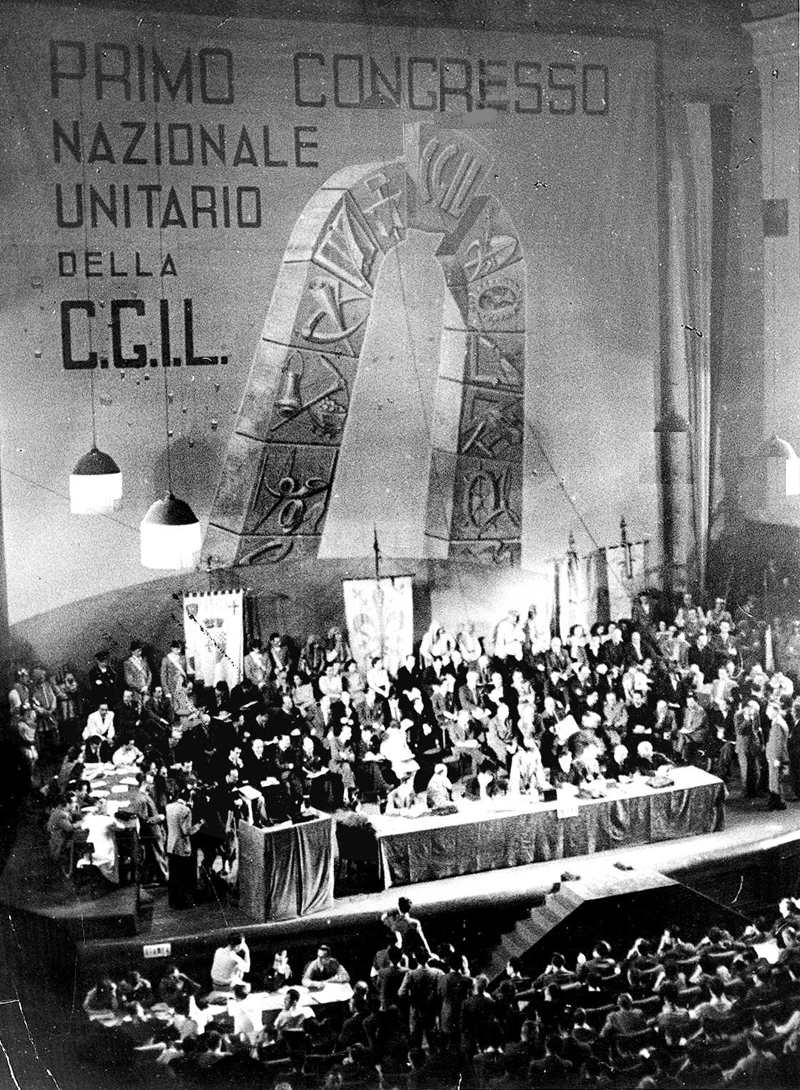 Roma, 1947: Primo Congresso unitario della CGIL