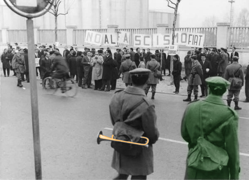 Torino 1966 sciopero alla FIAT