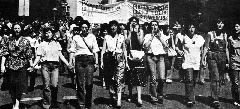 Arezzo, 1978: Festa nazionale de l'Unità delle donne