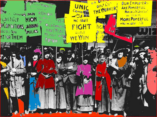 1912, Lawrence, Massachussets: sciopero dell'industria tessile organizzato da IWW