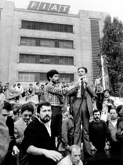 settembre 1980: Berlinguer porta la solidarietà del PCI agli operai in lotta